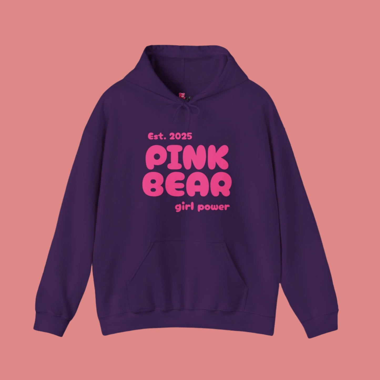 Heavy Blend Hoodie PinkBear