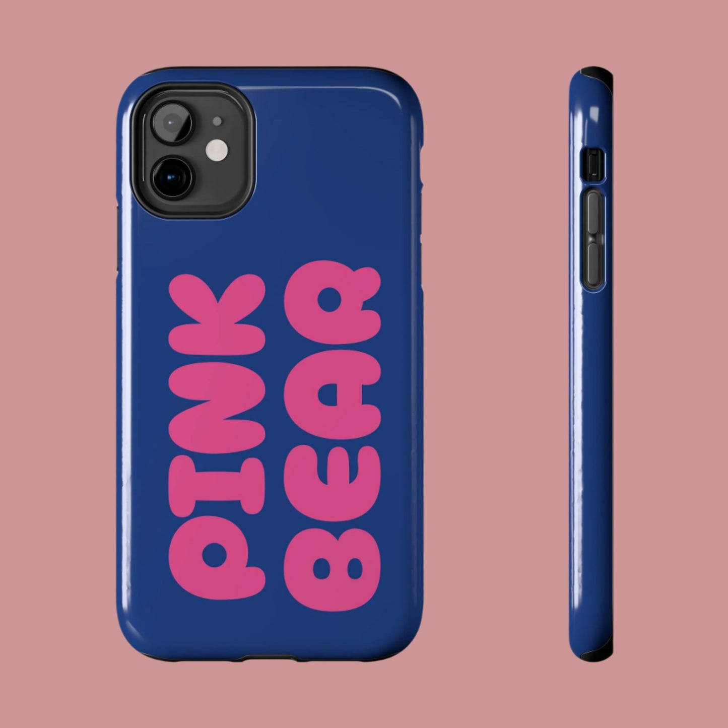 Pink Bear Tough Phone Case
