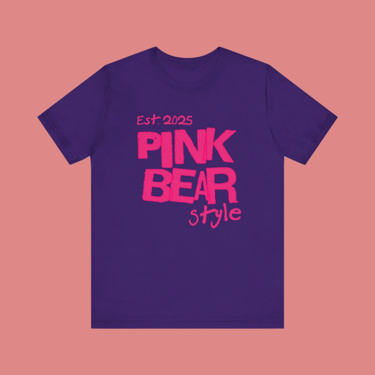Jersey Short Sleeve PinkBear