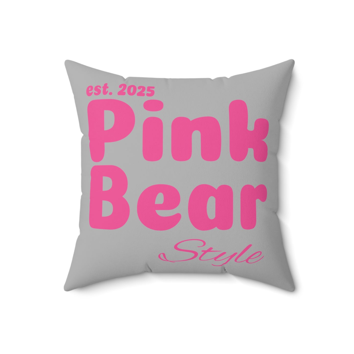 Pillow - Cute me! Pinkbear Style Square Pillow