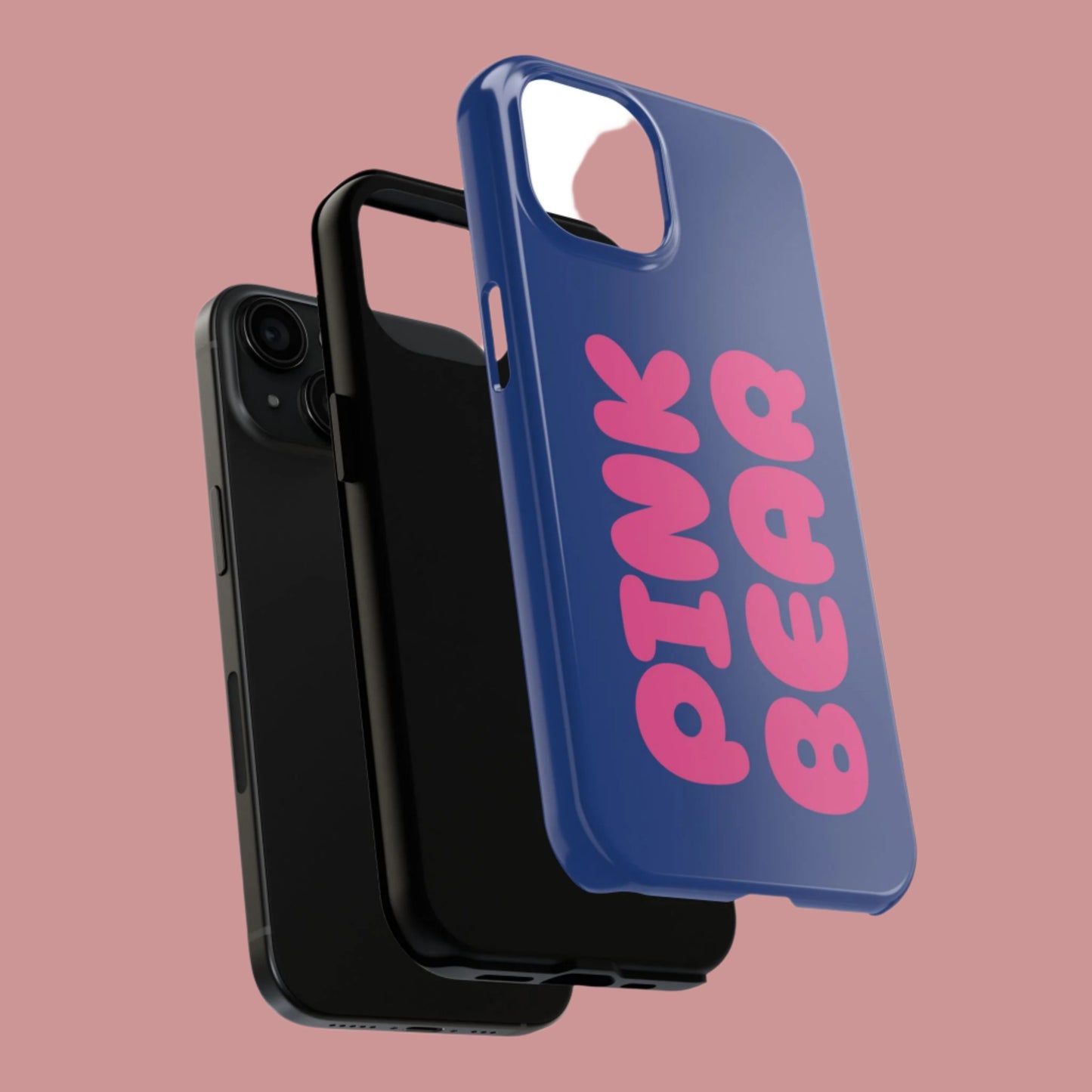 Pink Bear Tough Phone Case