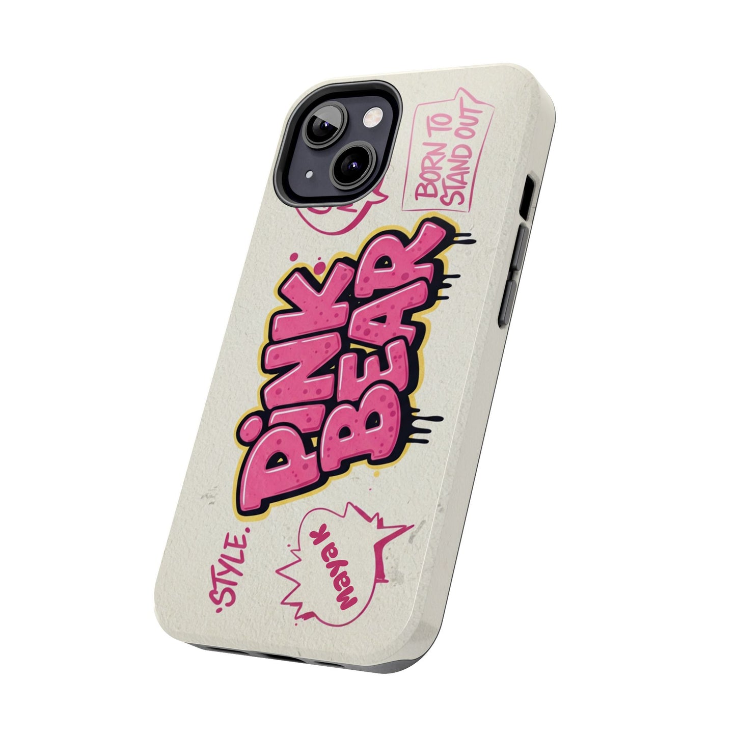 Stylish Pink Bear Design Stand Out!