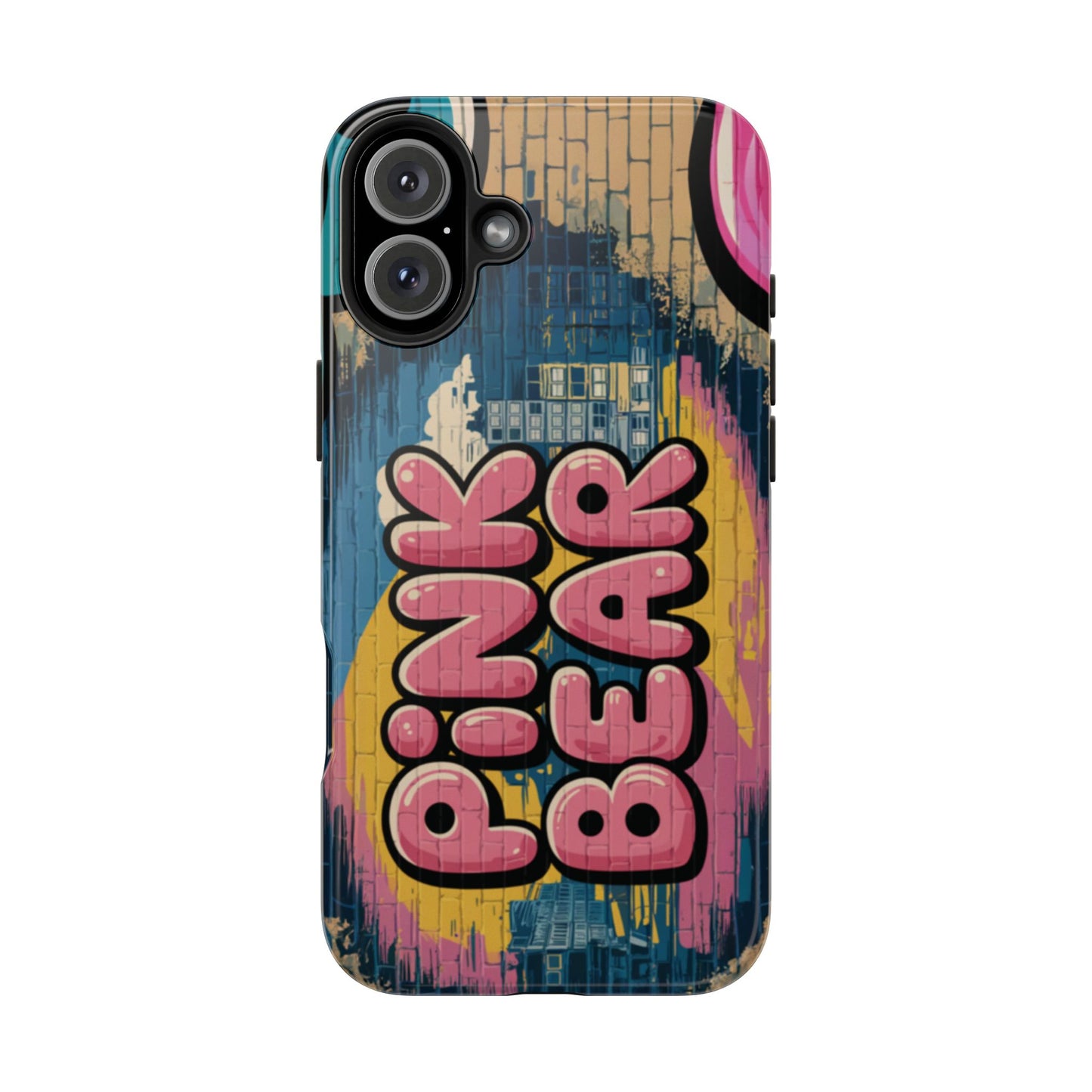 Pink Bear Tough Phone Case