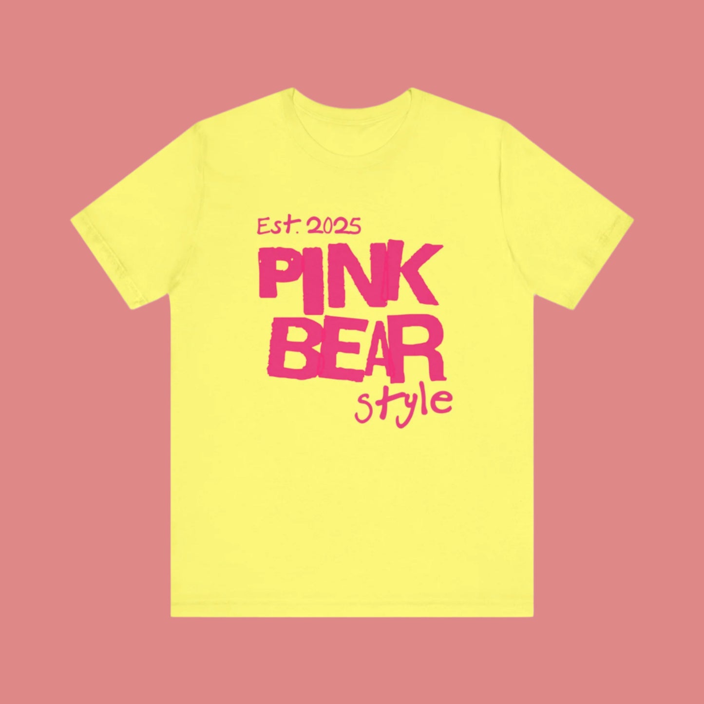 Jersey Short Sleeve PinkBear