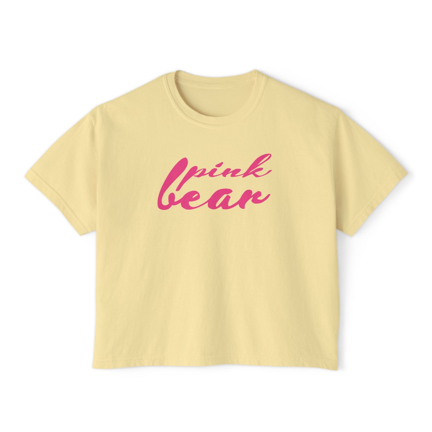 Boxy Tee - PinkBear