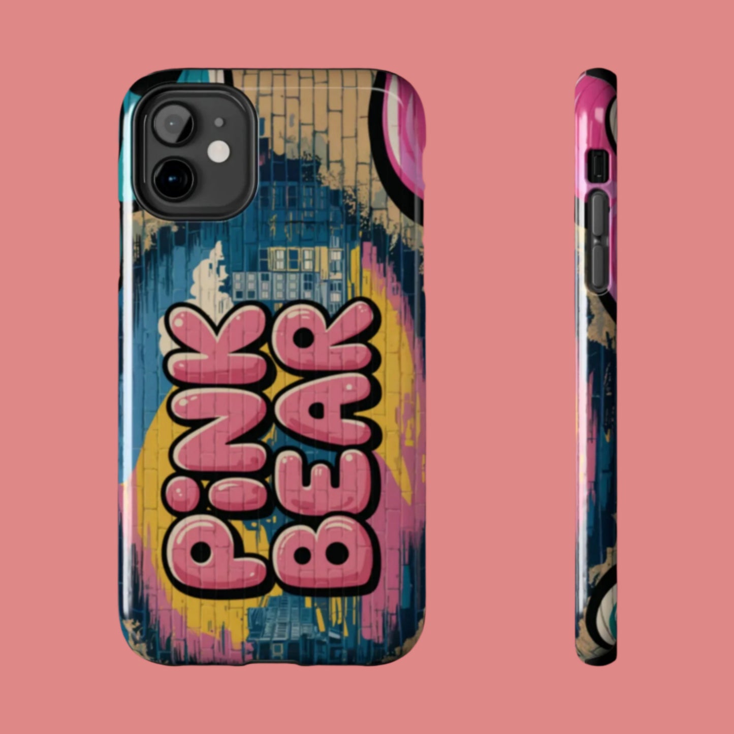 Pink Bear Tough Phone Case