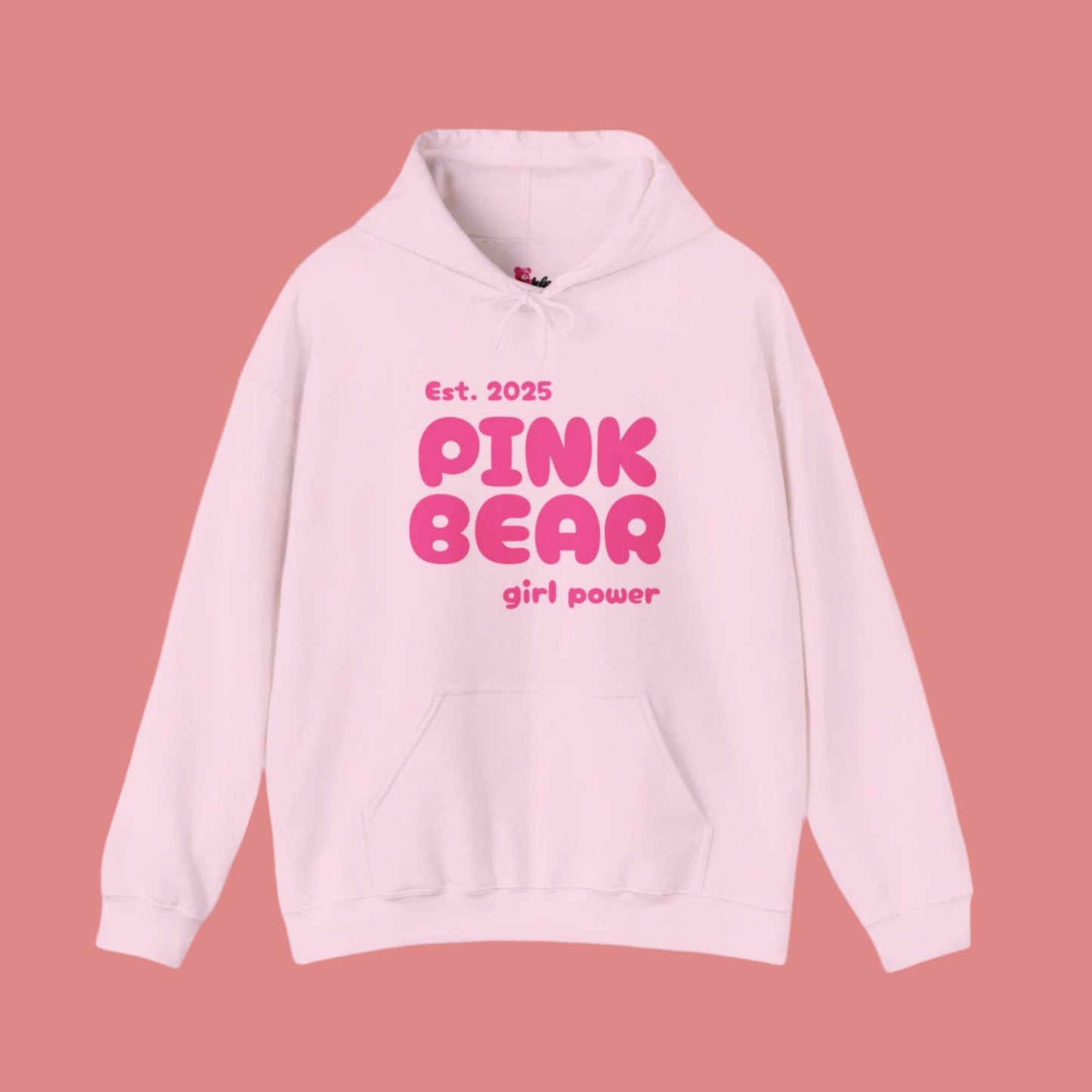 Heavy Blend Hoodie PinkBear