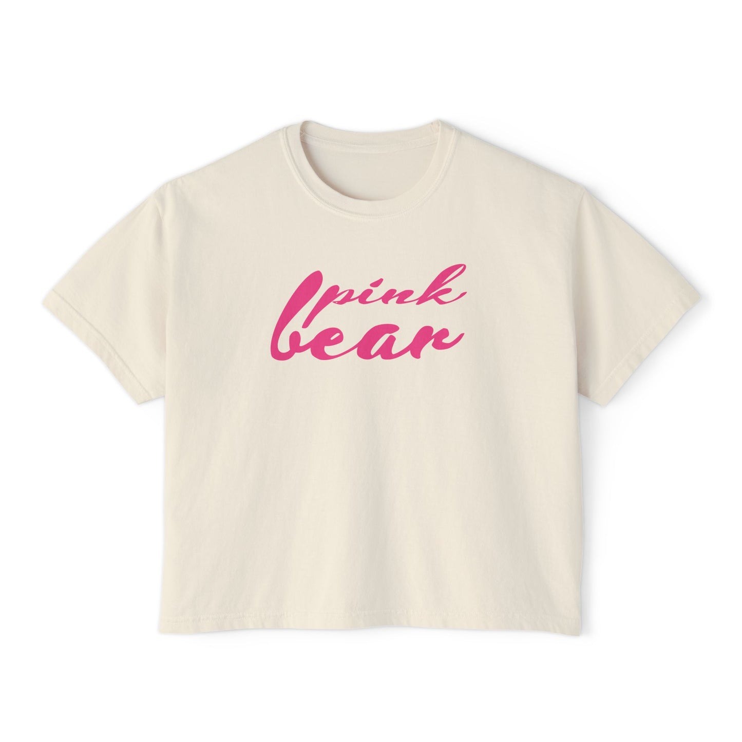 Boxy Tee - PinkBear