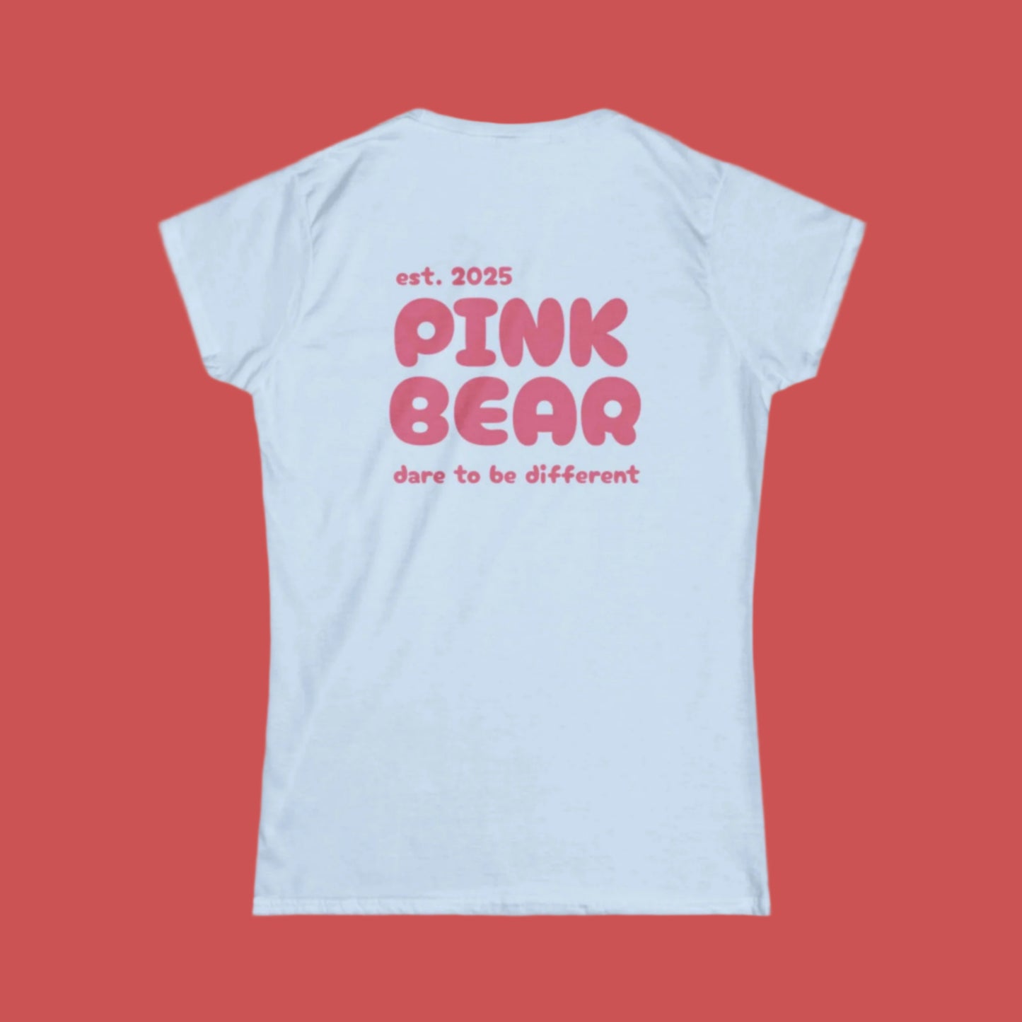 Softstyle Tee PinkBear