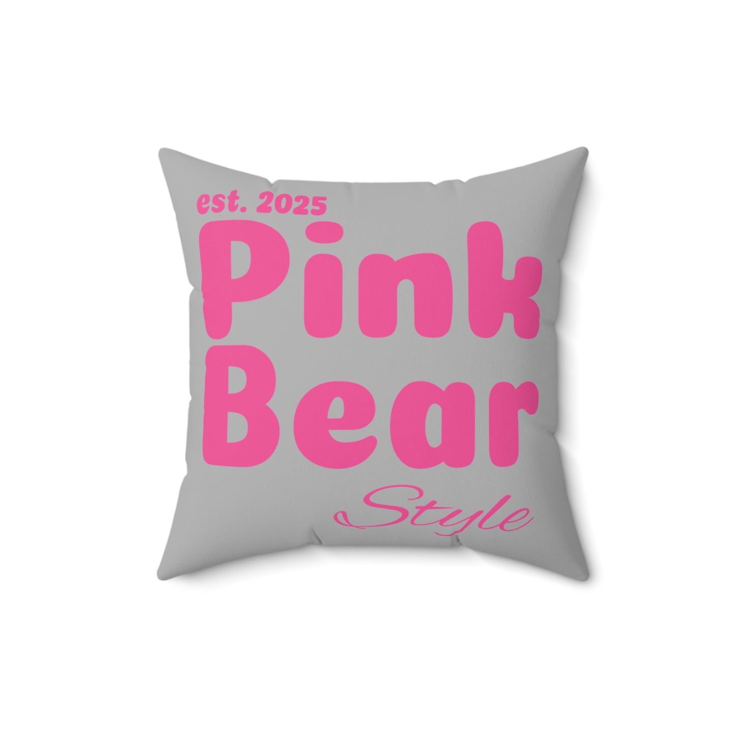 Pillow - Cute me! Pinkbear Style Square Pillow