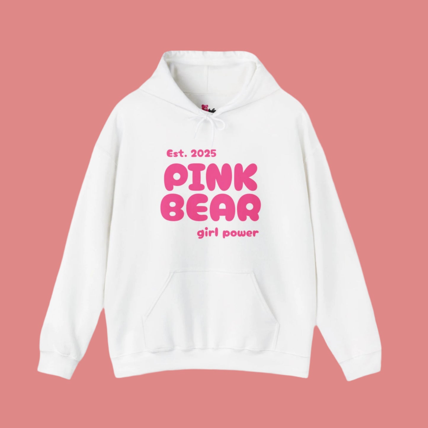Heavy Blend Hoodie PinkBear