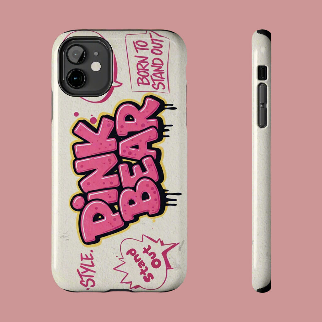 PinkBear Tough Phone Case