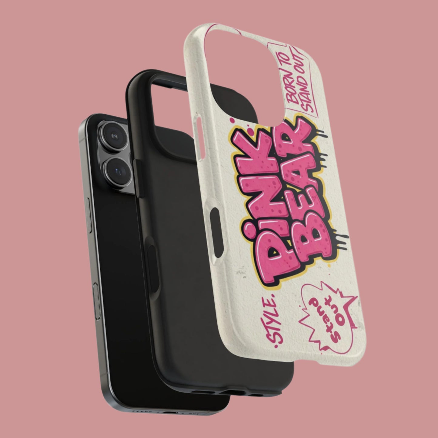 PinkBear Tough Phone Case
