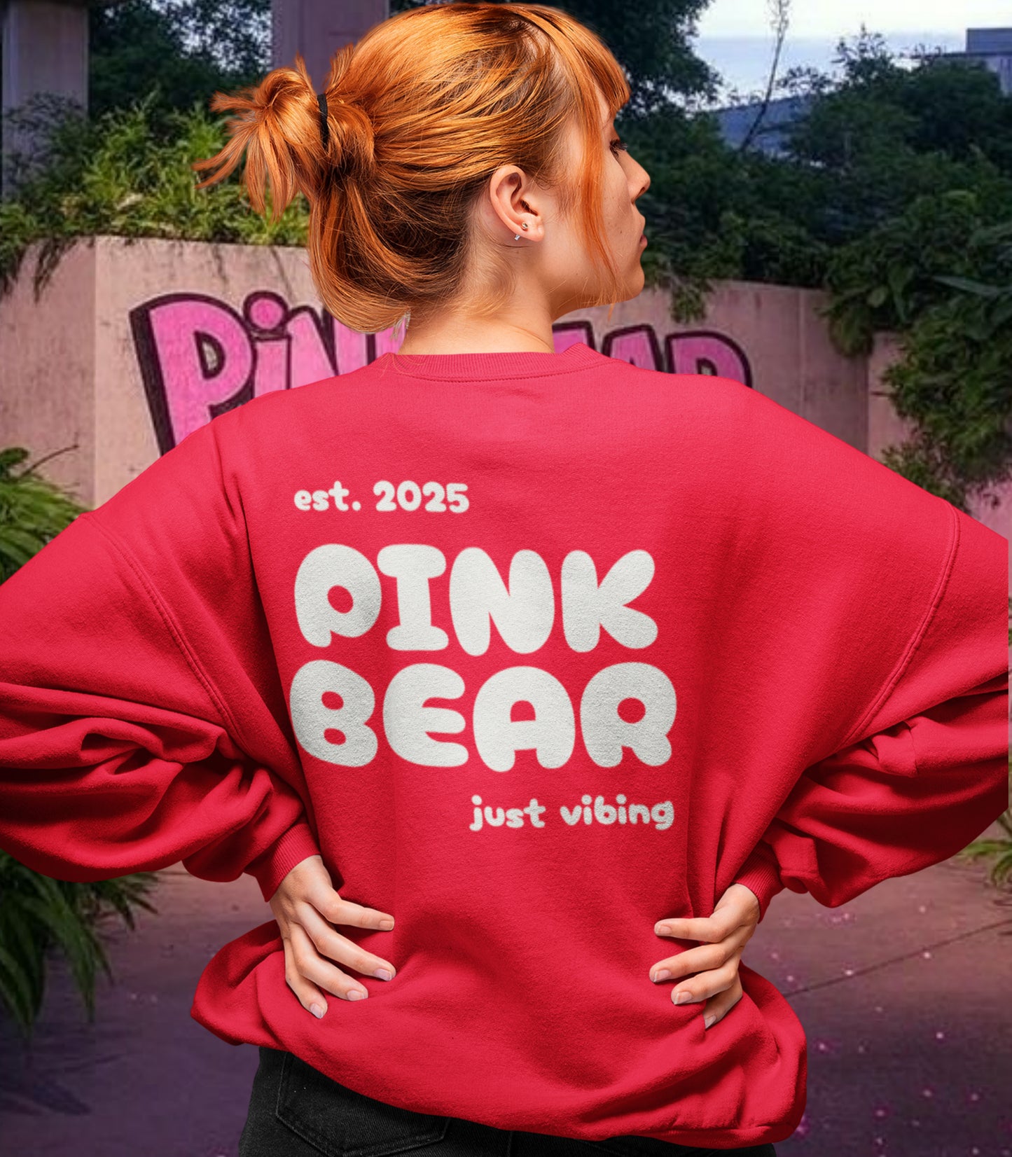 Just Vibing PinkBear