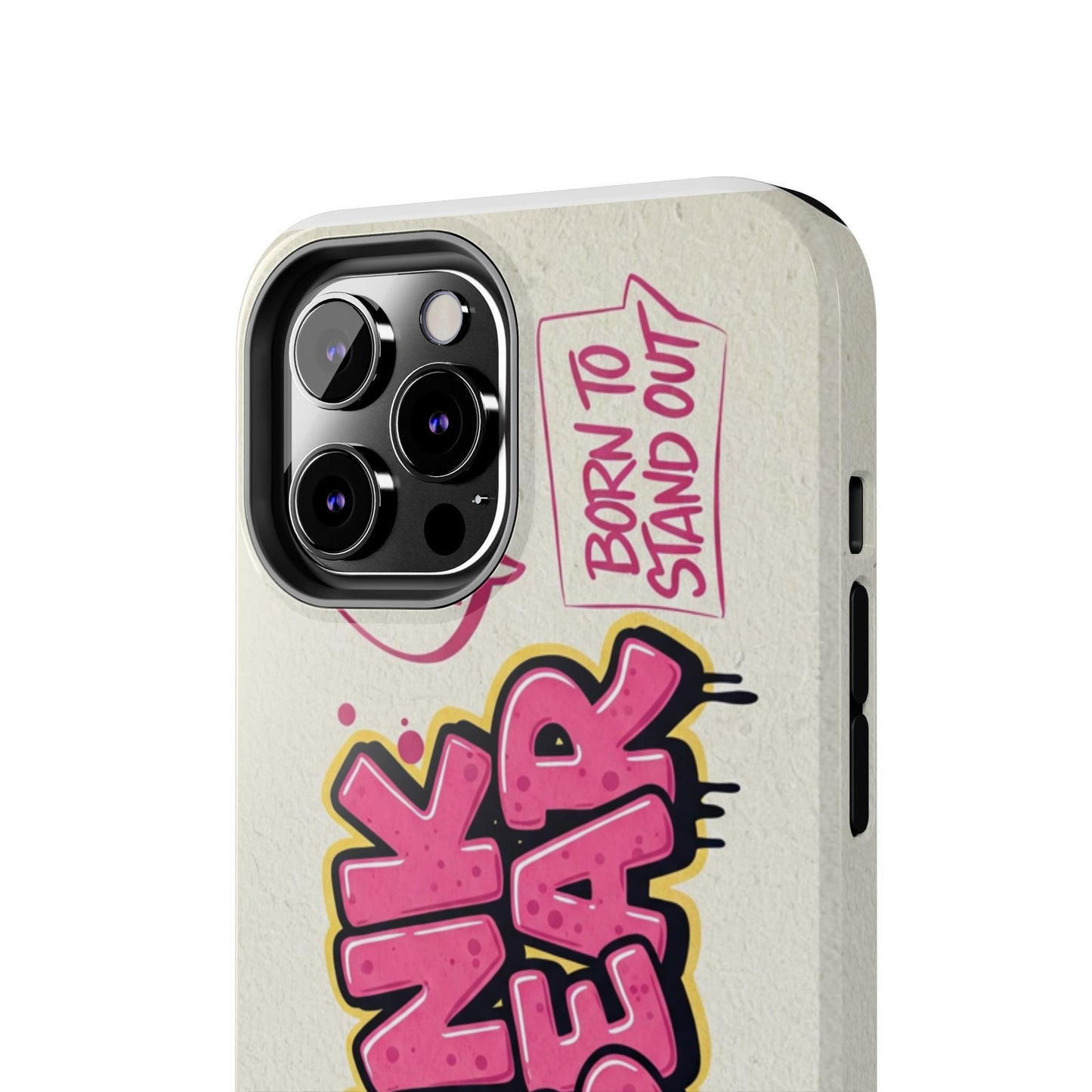 Stylish  Pink Bear Design Stand Out!