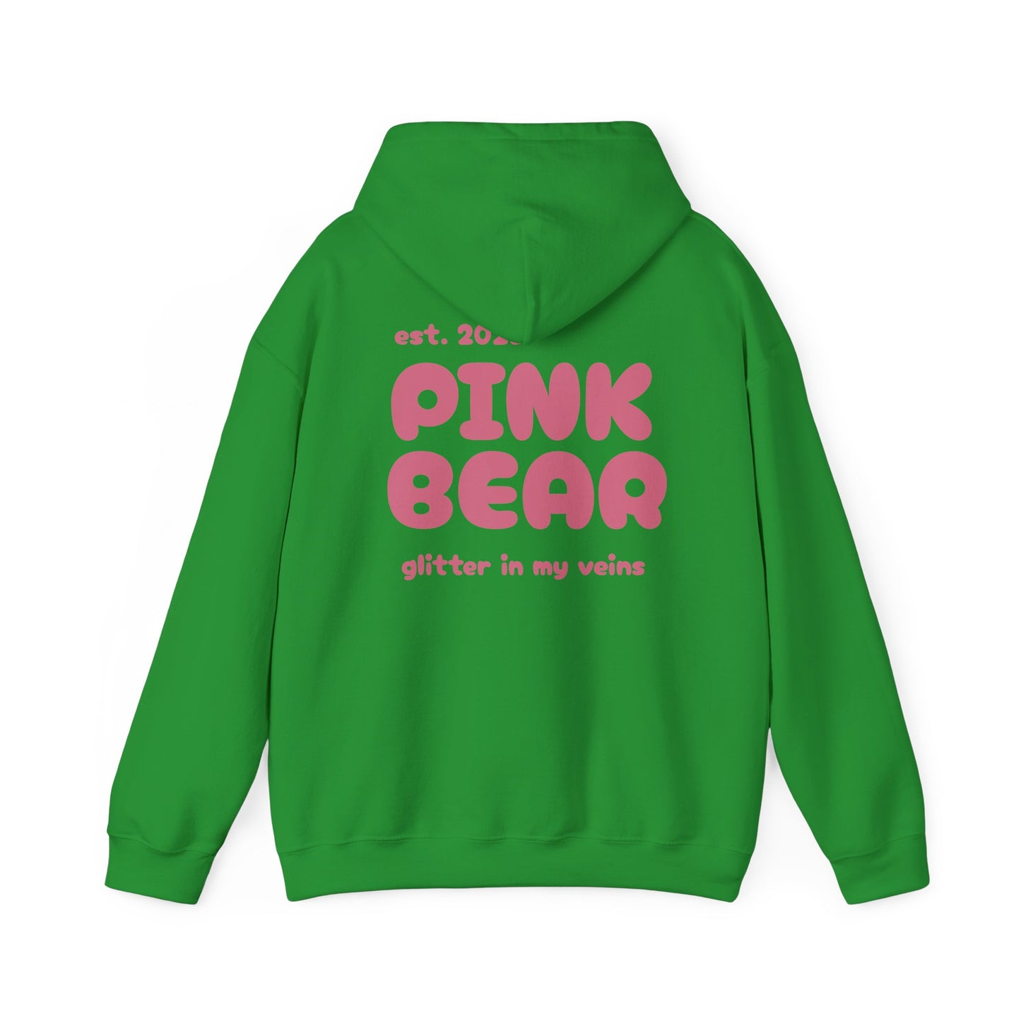 Pink Bear Glitter Unisex Hoodie - Cozy & Trendy Sweatshirt for Everyday Comfort