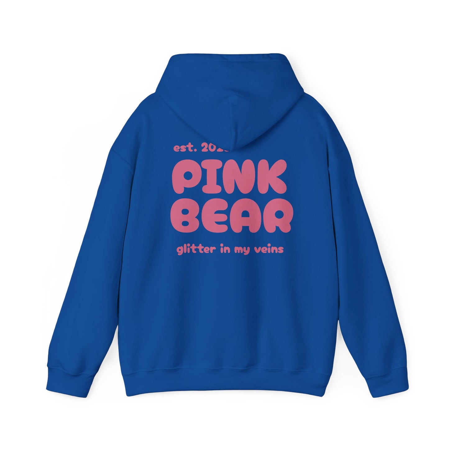 Pink Bear Glitter Unisex Hoodie - Cozy & Trendy Sweatshirt for Everyday Comfort