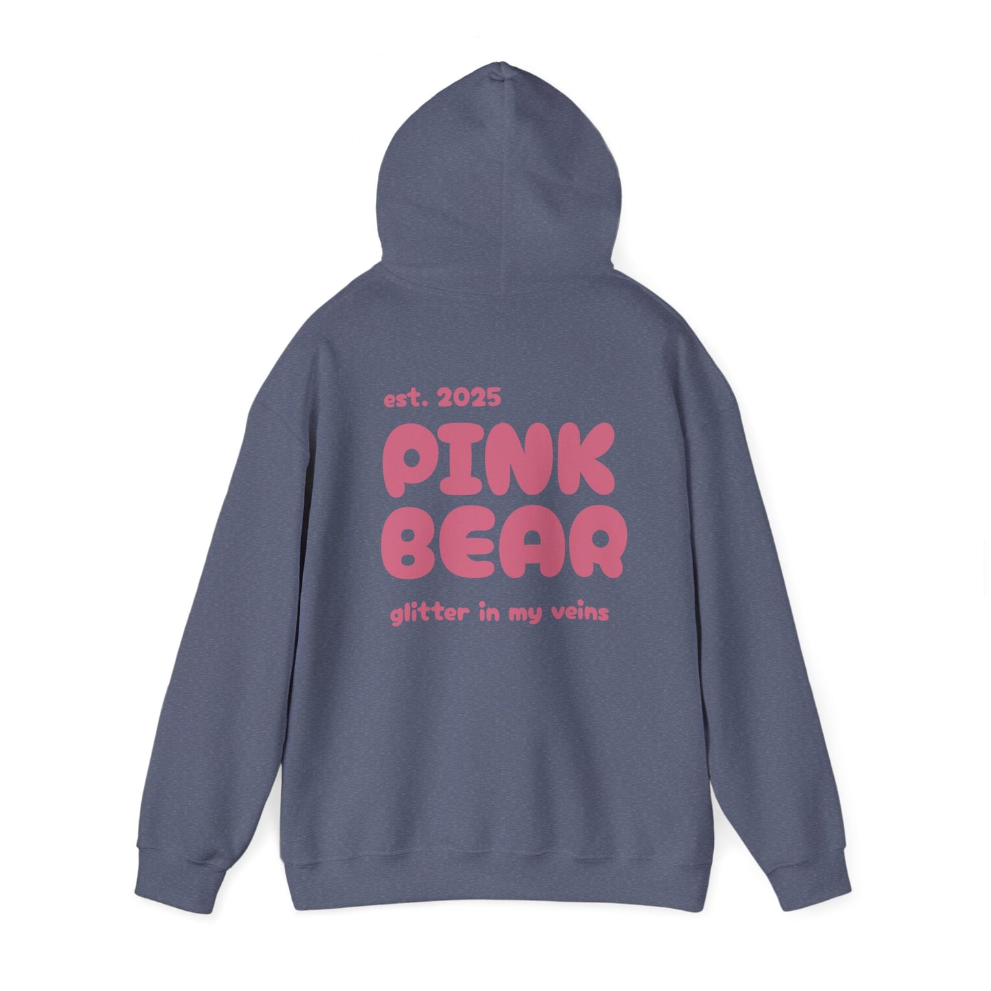 Pink Bear Glitter Unisex Hoodie - Cozy & Trendy Sweatshirt for Everyday Comfort