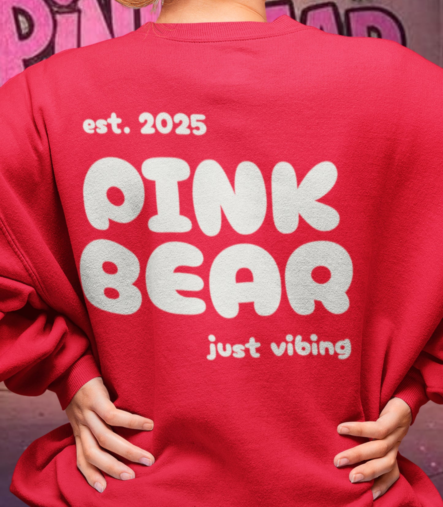 Just Vibing  PinkBear