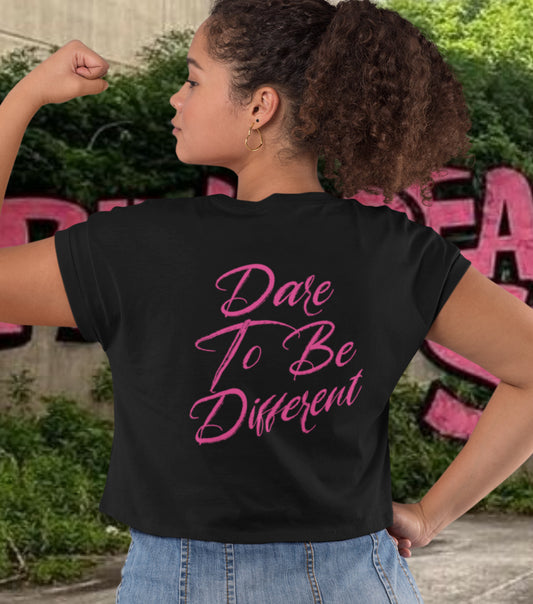 Crop Top PinkBear Embroidered