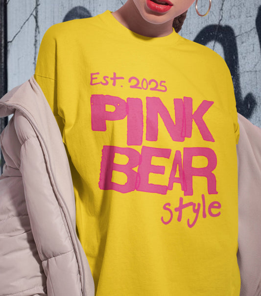 Jersey Short Sleeve PinkBear